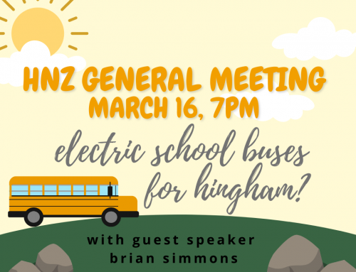 Hingham Net Zero General Meeting, March 16, 7pm